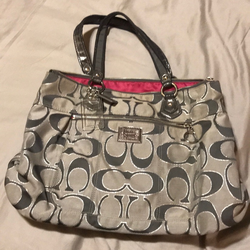 Large Coach Poppy Tote